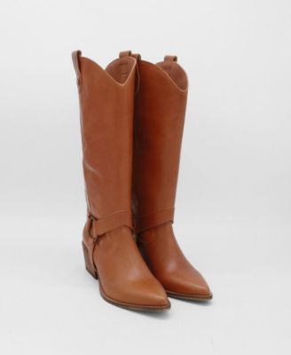 Penelope Leather Convertible Western Boots