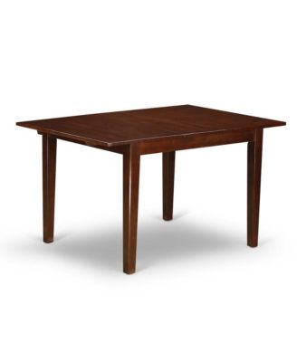 3 Pc. Mahogany Wood Butterfly Leaf Rectangular Dining Room Set