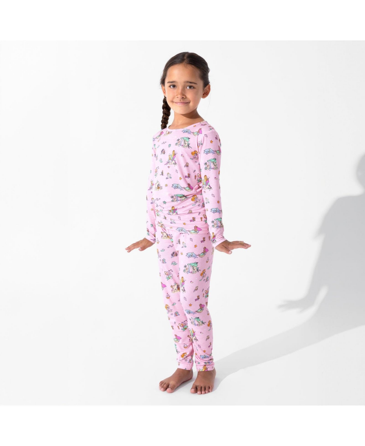 Bellabu Bear Kids' Friends You're My Lobster Set Of 2 Piece Pajamas In Pink