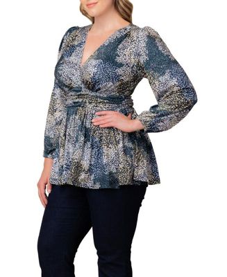 Plus Size Leah Long Sleeve Tunic Top