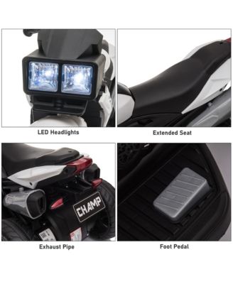 3-Wheel Kids Ride On Motorcycle W/ High-Traction Wheels,