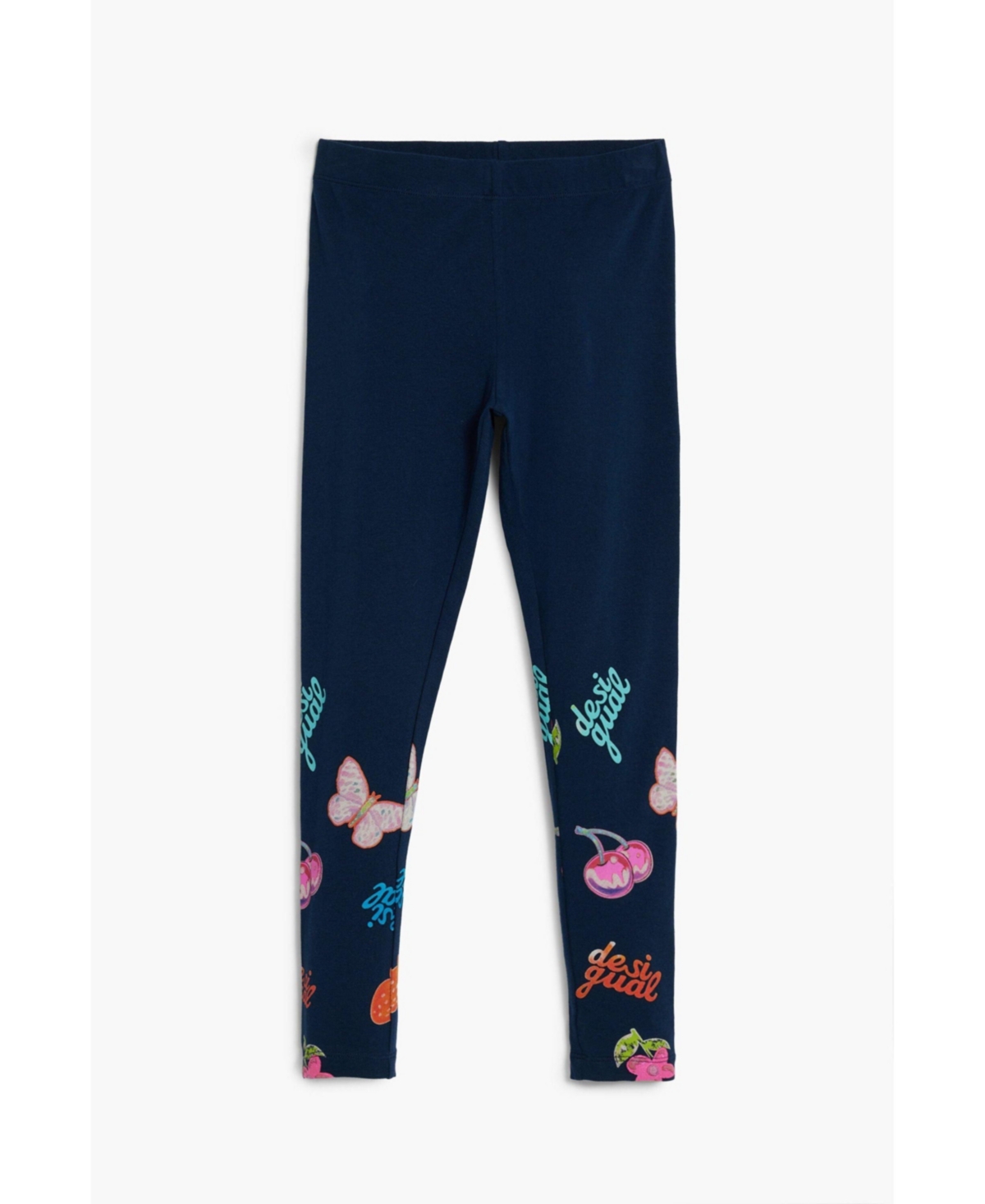 Desigual Girls Girls's Butterfly Leggings In Blue