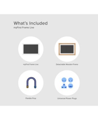 Smart WiFi Digital Photo Frame myFirst Frame Live 10 Inch LCD Touch Screen, Auto-Rotate, 32GB Memory with Cloud Storage