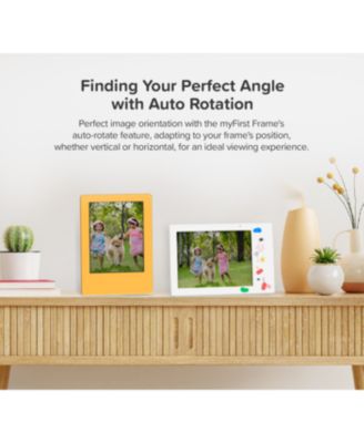 Smart WiFi Digital Photo Frame myFirst Frame Doodle 9 Inch LCD Touch Screen, Auto-Rotate, 32GB Memory with Cloud Storage
