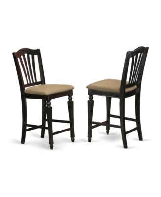 3 Pc Dining counter height set-pub Table and 2 Kitchen Dining Chairs Dining Room Set