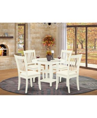 5 Pc. Solid Wood Upholstered Dining Room Set