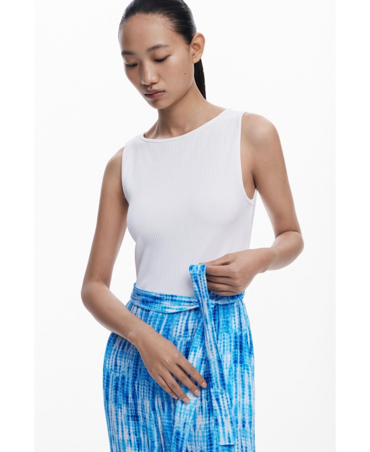 Desigual Women's Tie-dye Jumpsuit In Blue