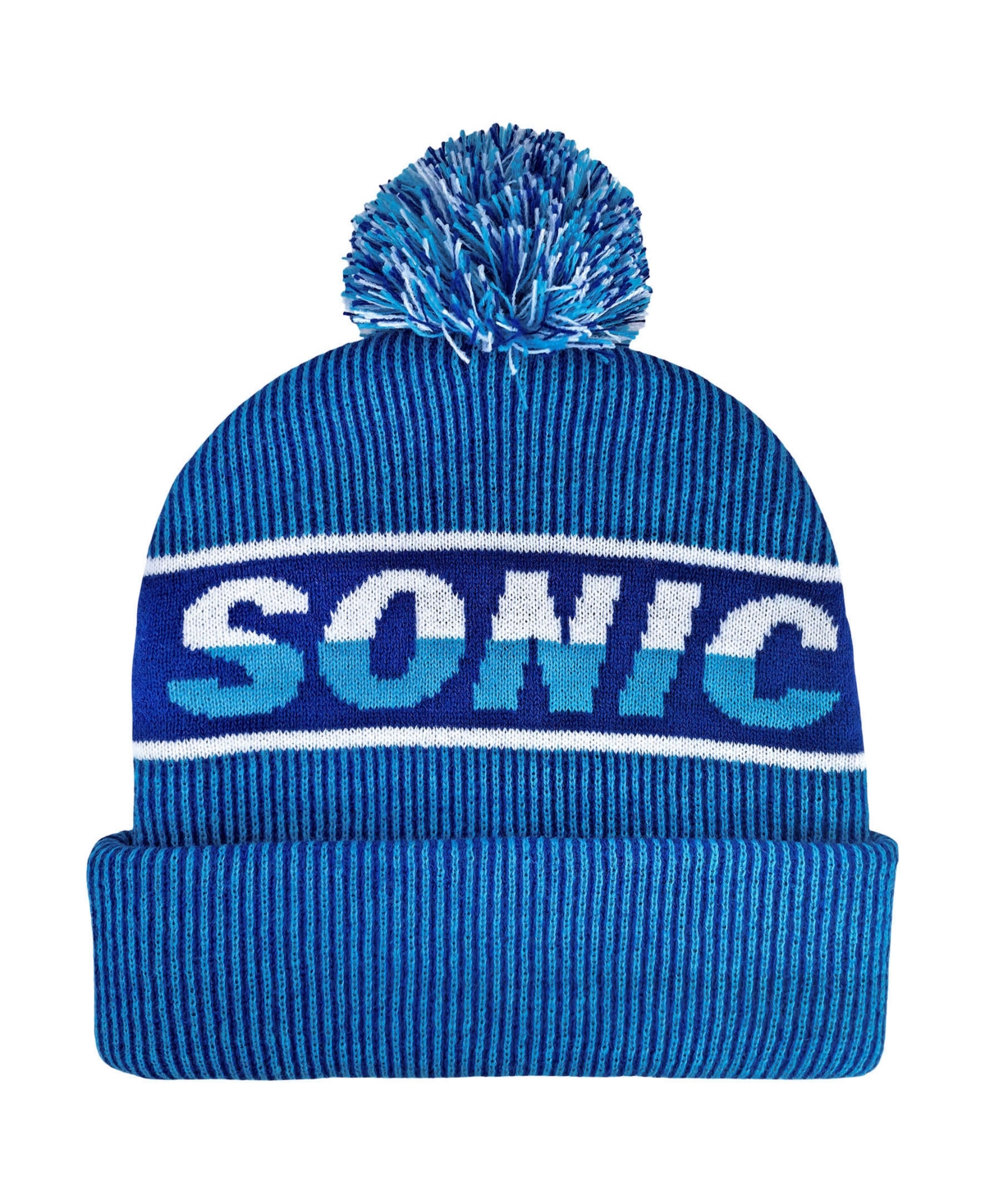 Sonic Big Boys 2-piece Hat And Ribbed Knit Gloves Set In Blue