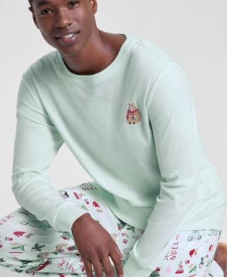 Men's Winter Holiday Cotton Pajama Set, Macy's Exclusive