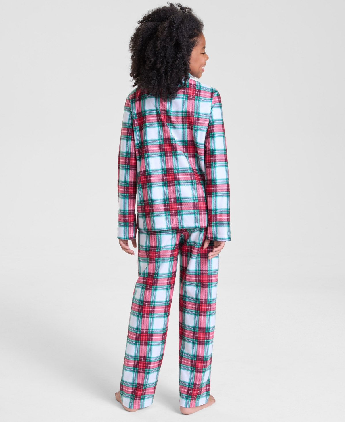 Holiday Lane Kids 2T-16 Merry Plaid Pajama Set, Macy's Exclusive