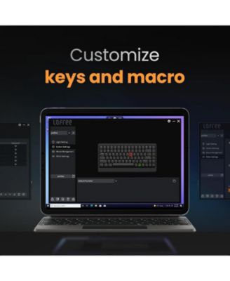 Edge Low Profile Mechanical Keyboard, 75% Rechargeable Bluetooth and Wired Connection for Windows, Mac OS/POM Switches 2.0, Carbon Fiber Top Case