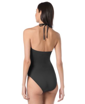 Women's Rosette Bandeau One-Piece Swimsuit