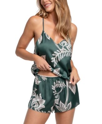 Elowyn Women's Printed Cami Tap Set
