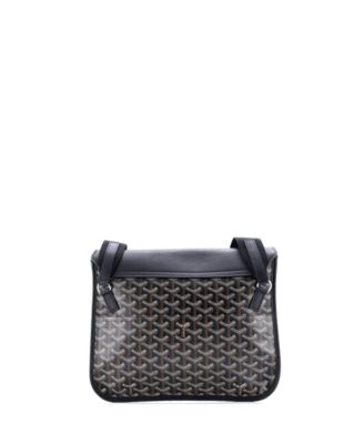 Coursier Messenger Bag Coated Canvas and Leather