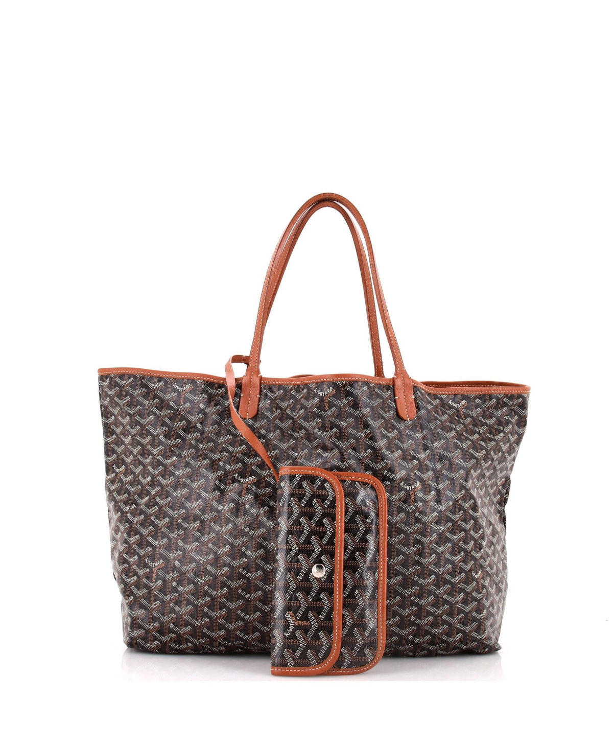 Pre-Owned Goyard Gm Saint Louis Tote Coated Canvas