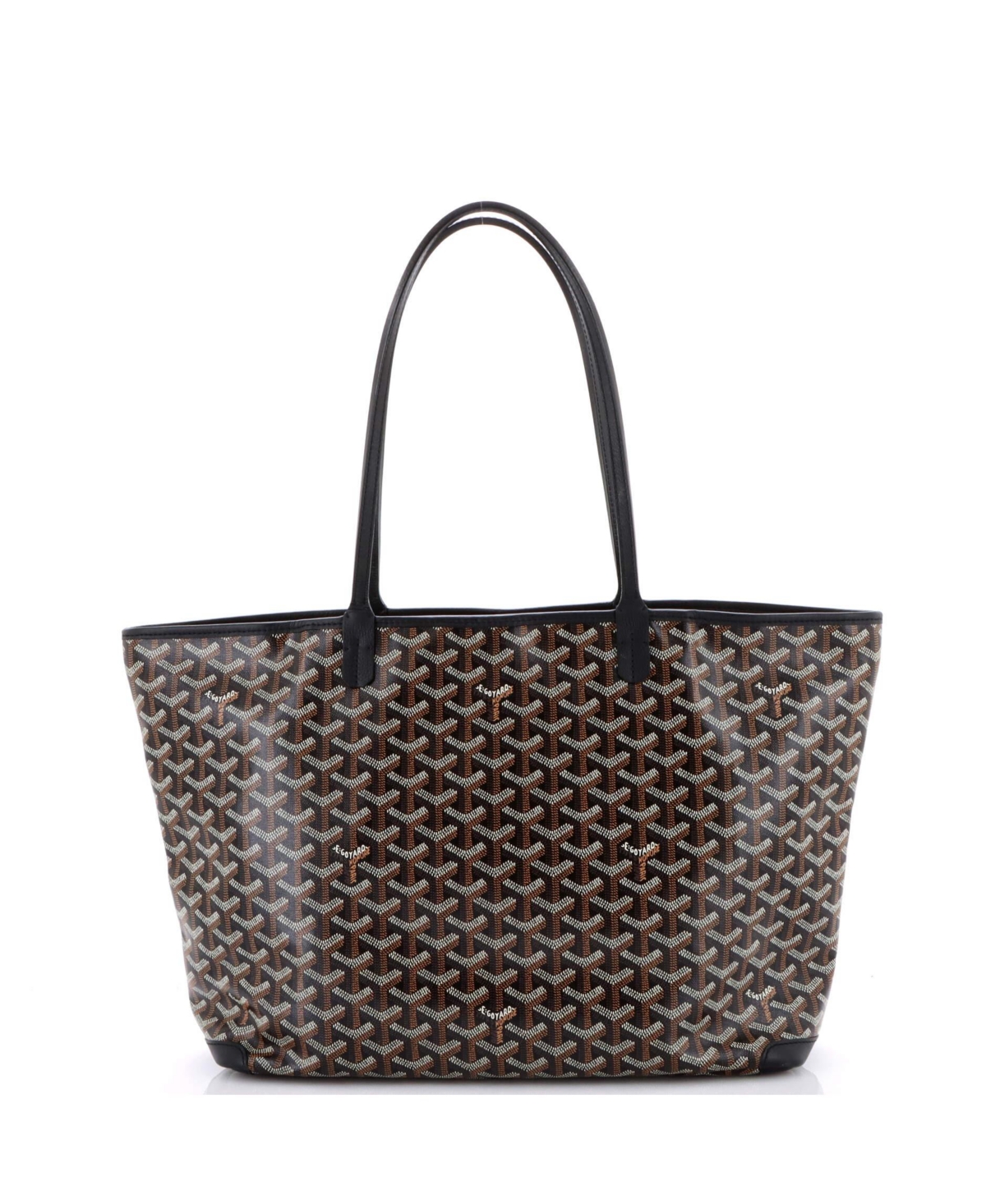 Pre-Owned Goyard Mm Artois Tote Coated Canvas