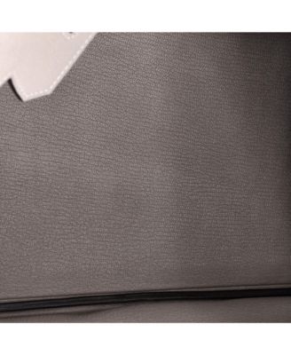 Pre-Owned Hermes Birkin 35 Handbag Grey Togo with Gold Hardware