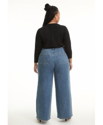 Women's June + Vie Curvie-Fit High-Rise Jeans