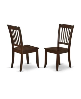 3 Pieces Wooden Mahogany Dining Room Set
