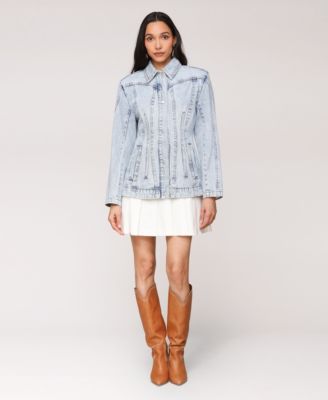 Women's Corset Seamed Long Sleeve Jacket