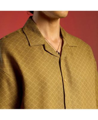 Men's Quad-Lined Oversized Shirt