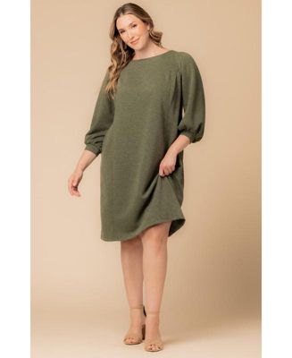 Plus Size Madison Sweater Knit Shift Dress