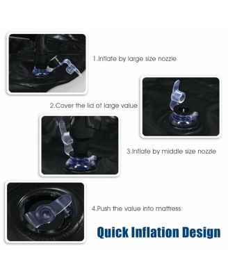 Inflatable SUV Air Backseat Mattress Travel Pad with Pump for Outdoor Comfort