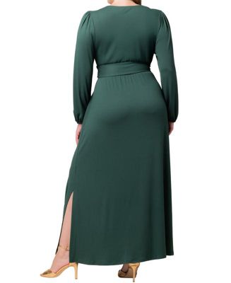 Plus Size Kelsey Long Sleeve Maxi Dress