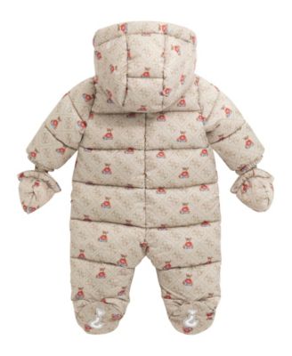 Baby Boys or Girls Hooded Padded Snowsuit