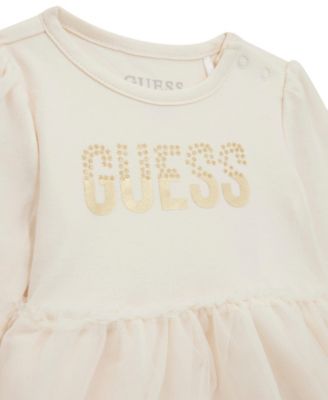 Baby Girls 3-Piece Vest, Long Sleeve Top and Leggings Set