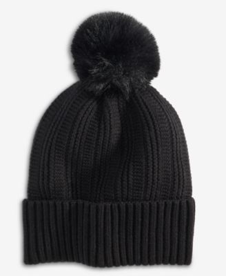 Boxed Rib-Knit Beanie