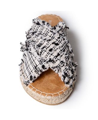 Minnetonka Women's Pearle Crossband Espadrille Sandals