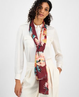Giani Bernini - Painterly Rose Oblong Scarf