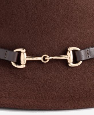 Horsebit Felt Cloche Hat, Macy's Exclusive