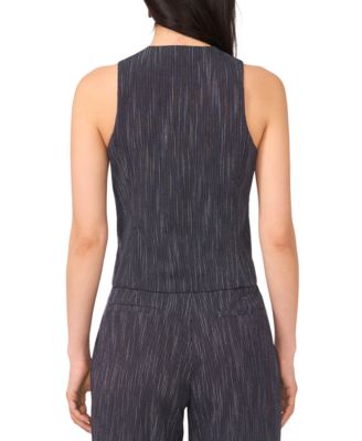 Women's Sleeveless Striped Vest
