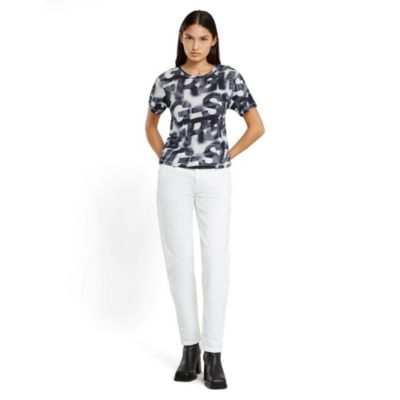 Women's Sprayed Letters Top