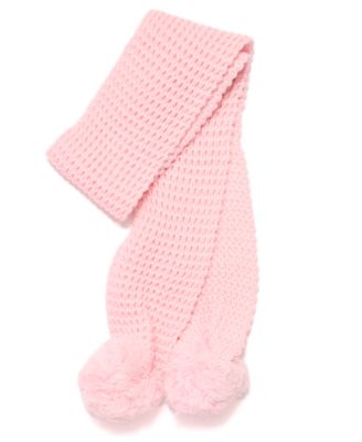 Big Girls 3-Piece Color Block Rainbow Sugar Sweetheart Snuggle Beanie, Scarf and Gloves Set