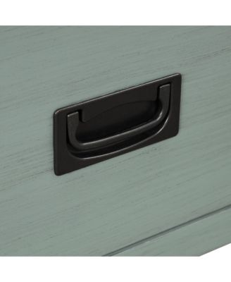 CASAINC 36" Cabinet Pine Wood Console Table with 4 Drawers & 1 Storage Shelf