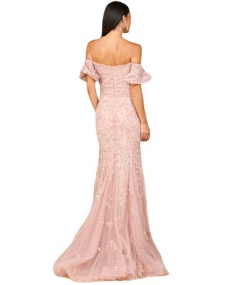 Lace, Off Shoulder Mermaid Gown