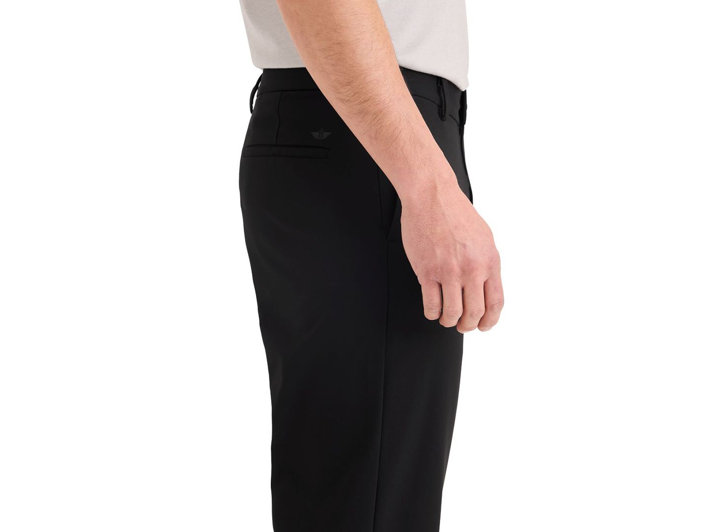Мужские брюки Dockers Go Airweave Straight-Fit Chino, цвет: Чёрный — фото 3