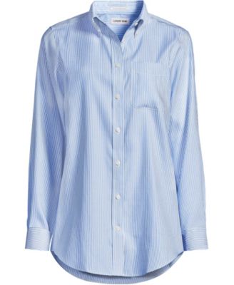 Women's No Iron Pinpoint Relaxed Fit Shirt