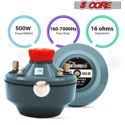 PA Horn Speaker 500W PMPO Compression Driver in 22 Inch Trumpet Throat