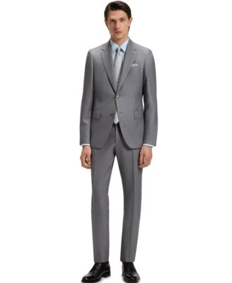 Men's Slim-Fit Poplin Dress Shirt