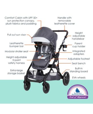 Morph Single to Double Modular Travel System - Dash Grey