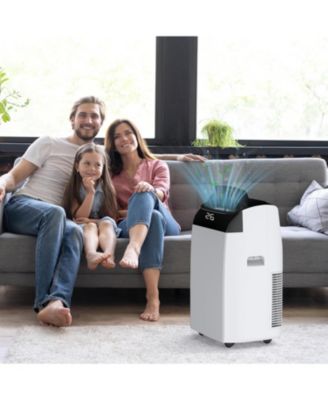 12,000 BTU, 3-in-1 Portable Air Conditioner with Cooling, Dehumidifier & Fan Modes, Remote, 24H Timer, Sleep Mode, Installation Kit