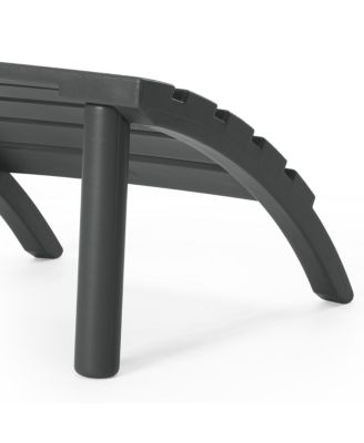 Outdoor Patio HDPE Adirondack Ottoman Footrest