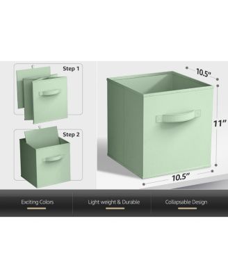 Foldable Storage Cubes with Handle- for Organizing Home, Shelves, Nursery, Playroom