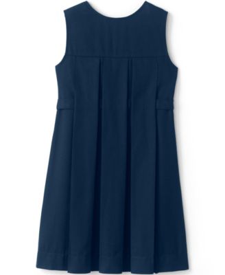 Girls Solid Pleated Jumper