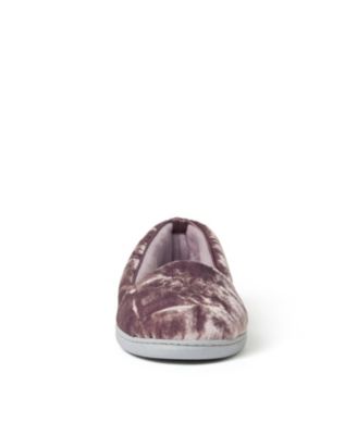 Womens Rebecca Microfiber Velour Closed Back House Slipper