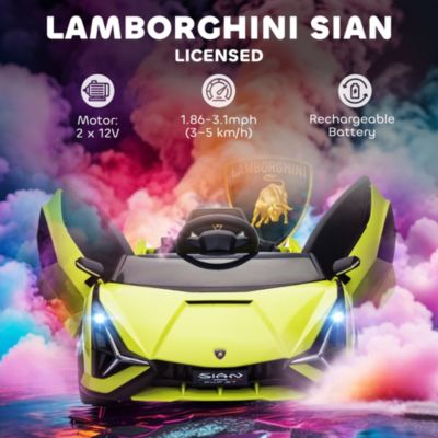 12V Lamborghini SIAN Licensed Electric Car for Kids,